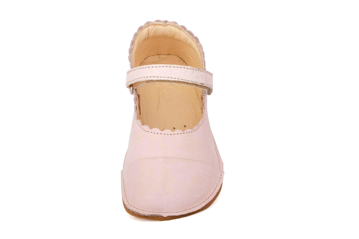 Obex Balerina Udendørs ballerina sko til børn i læder skridsikre – Pudderrosa